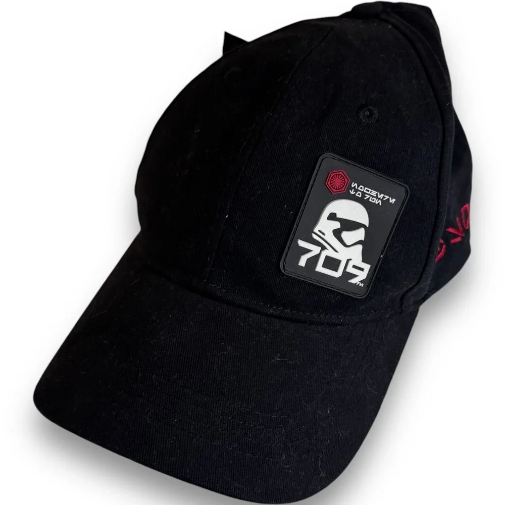 Star Wars Galaxy's Edge 709 Legion Adjustable Strapback Hat Black Cap